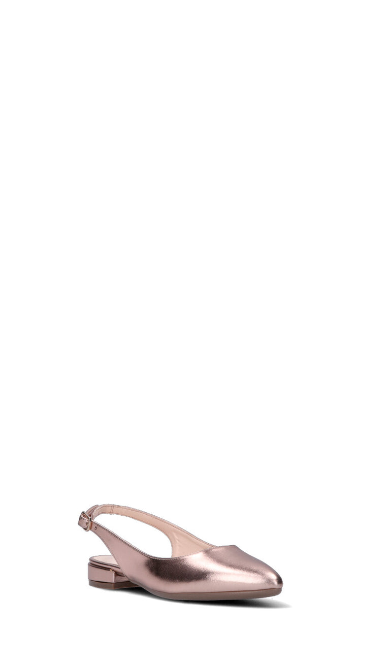 PERLAMARINA Slingback donna rosa in pelle
