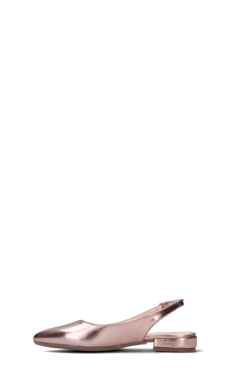 PERLAMARINA Slingback donna rosa in pelle