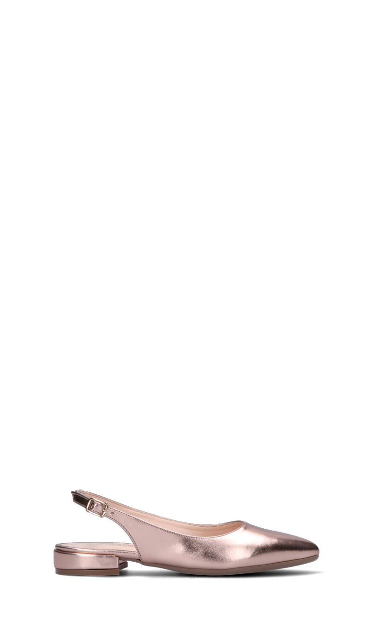 PERLAMARINA Slingback donna rosa in pelle