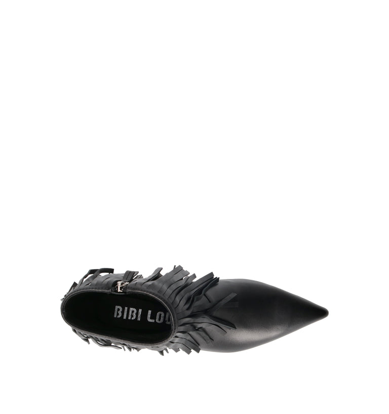 BIBI LOU Tronchetto donna nero in pelle