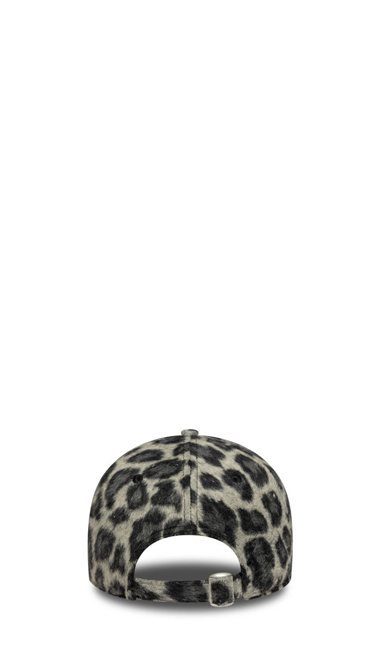 NEW ERA 9FORTY WOMEN Cappello 'LA Dodgers' leopardato grigio