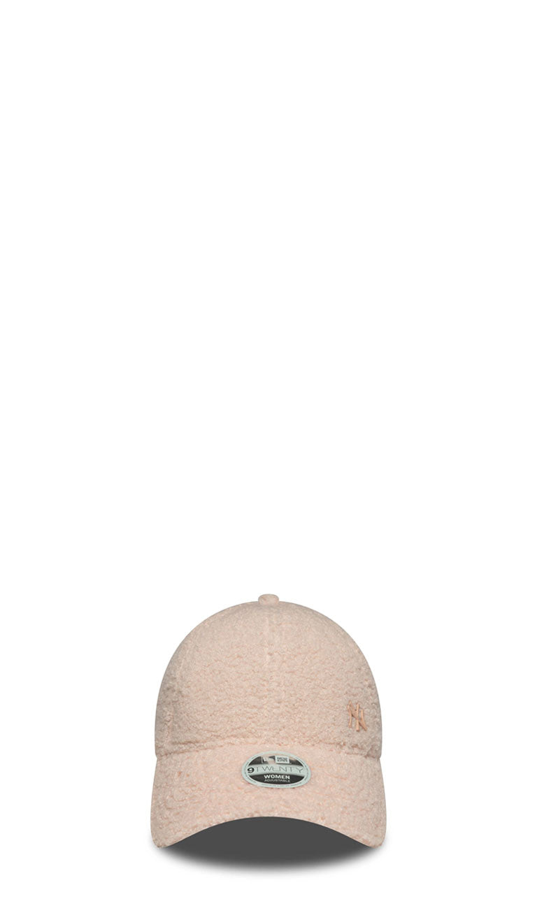 NEW ERA 9FORTY WOMEN Cappello 'NY Yankees' pesca in shearling