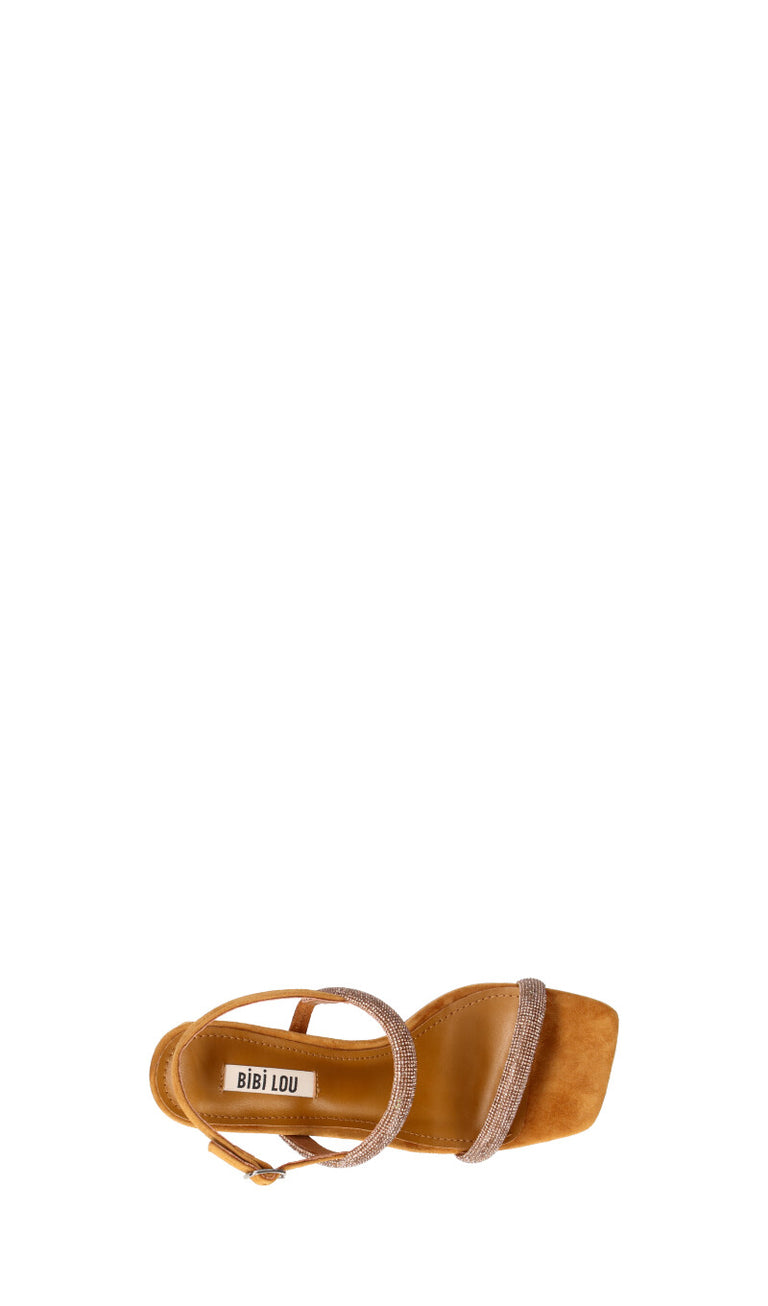 BIBI LOU Sandalo donna marrone in suede