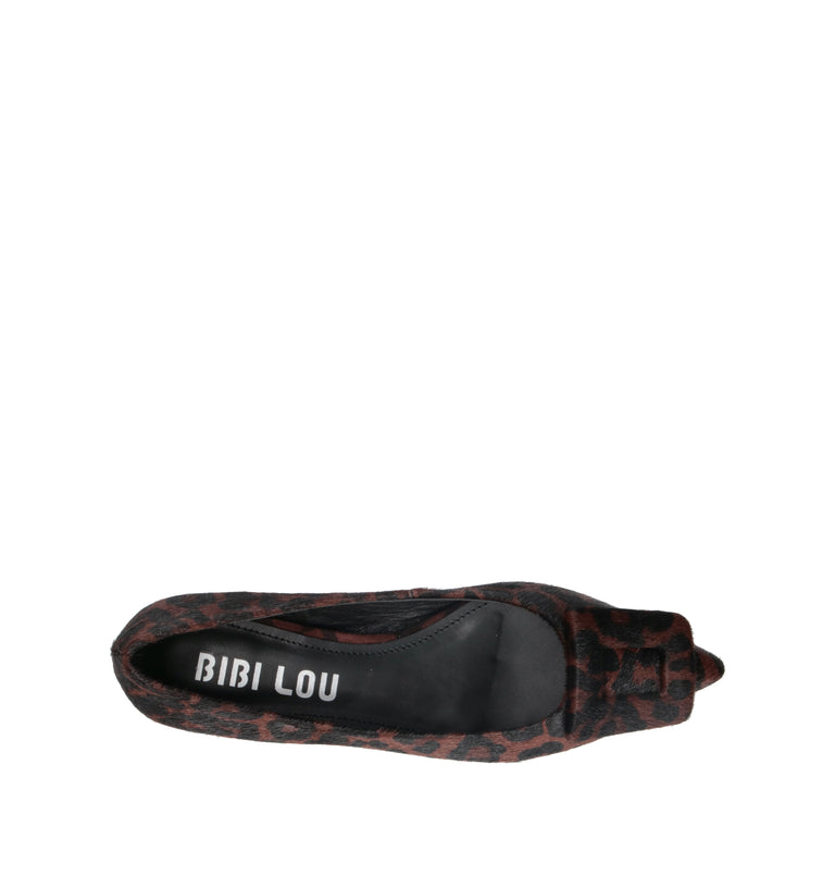BIBI LOU Ballerina donna leopardata in cavallino