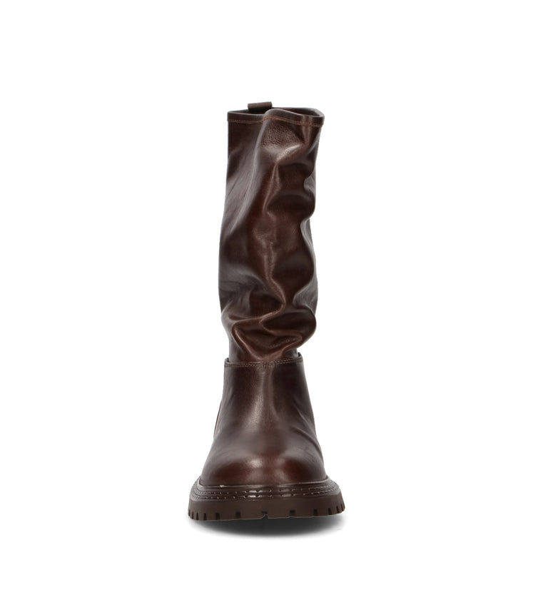 PIXY Stivale donna marrone in pelle