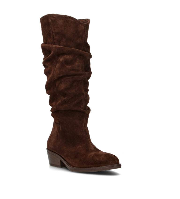 PIXY Stivale donna marrone in suede