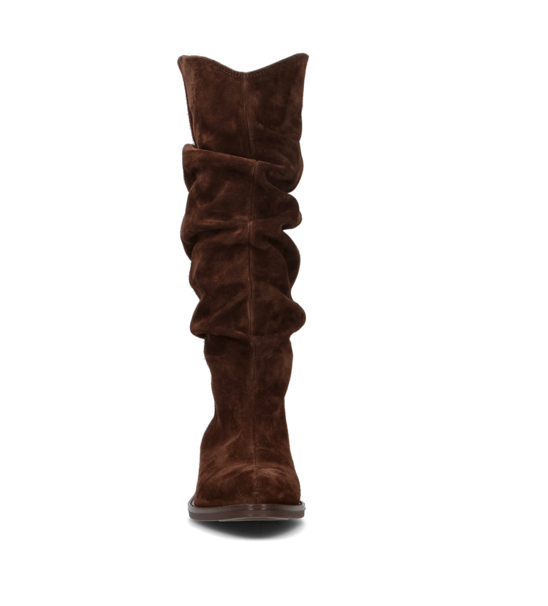 PIXY Stivale donna marrone in suede