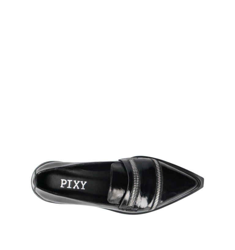 PIXY Mocassino donna nero in pelle