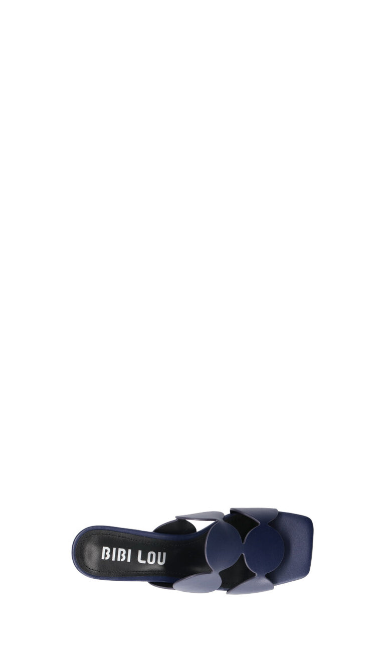 BIBI LOU Ciabatta donna blu in pelle