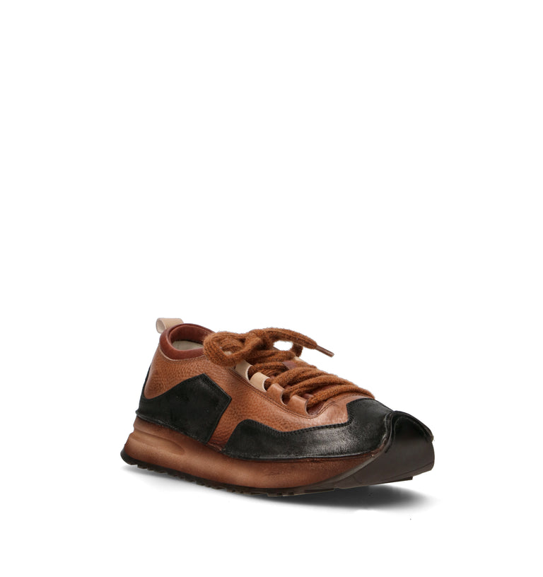 MOMA Sneaker uomo cuoio in pelle
