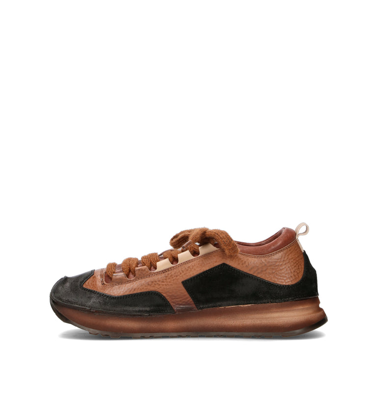 MOMA Sneaker uomo cuoio in pelle