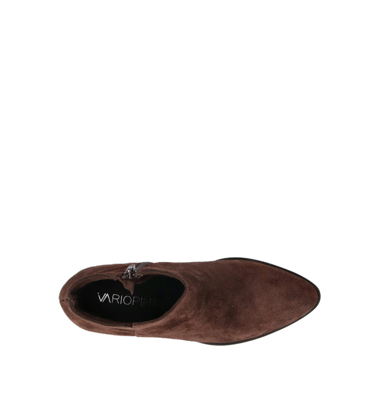 VARIOPINTO Tronchetto donna marrone in suede