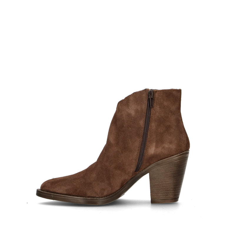 VARIOPINTO Tronchetto donna marrone in suede