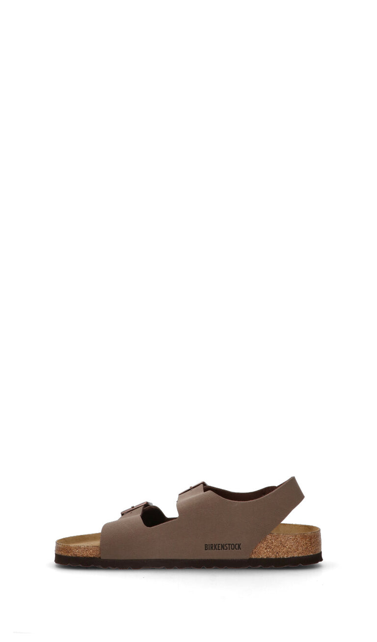BIRKENSTOCK MILANO BS Ciabatta uomo marrone in pelle