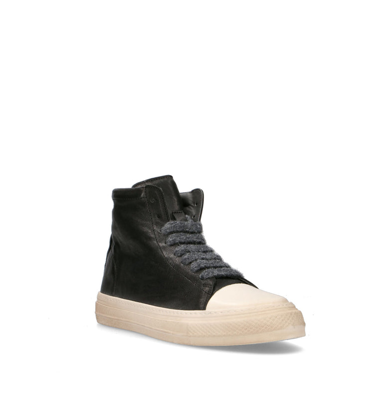 MOMA Sneaker uomo nera in pelle