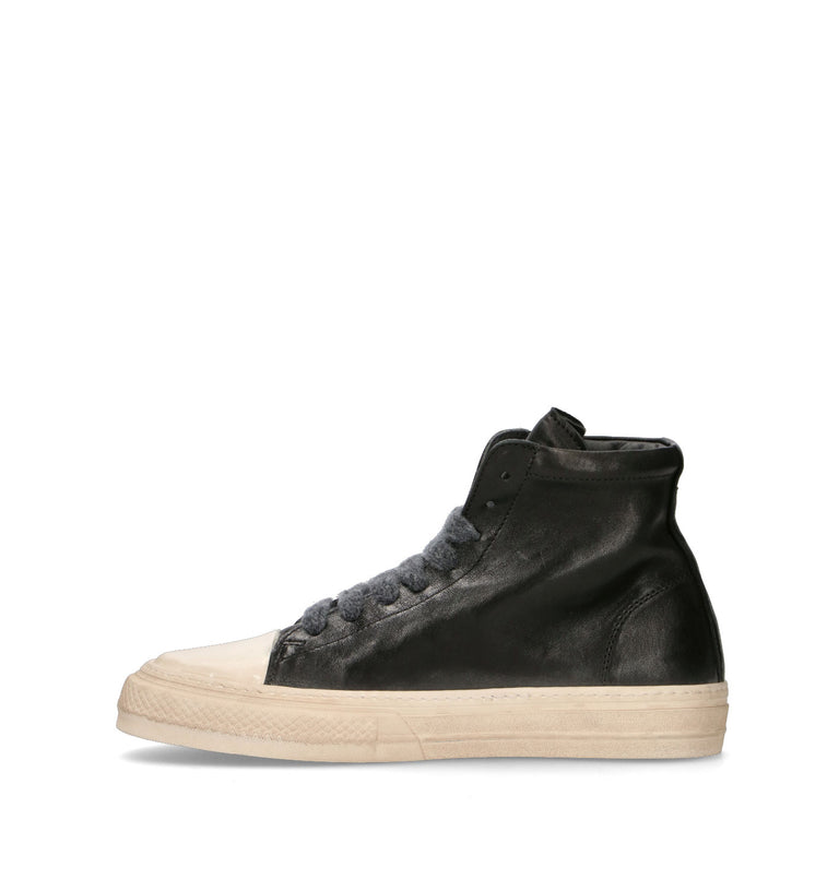 MOMA Sneaker uomo nera in pelle