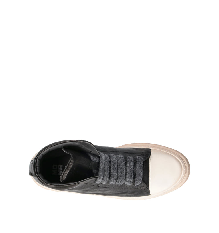 MOMA Sneaker uomo nera in pelle