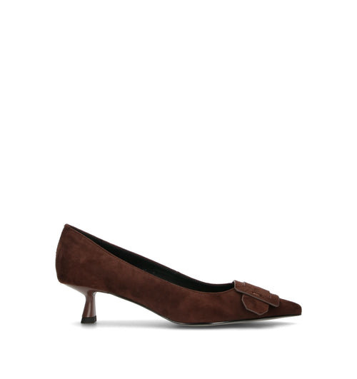 BIBI LOU Décolleté donna marrone in suede