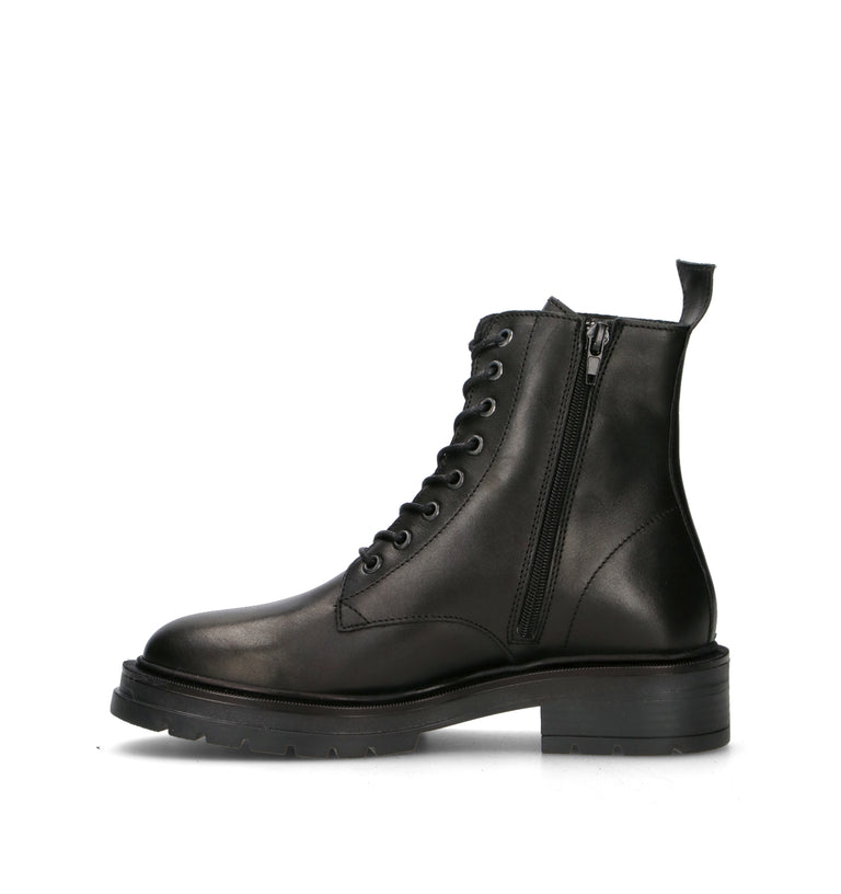 VARIOPINTO Anfibio donna nero in pelle