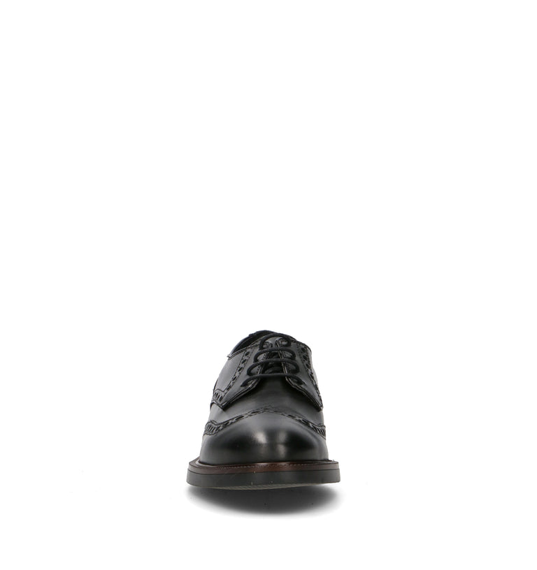 VARIOPINTO Stringata donna nera in pelle