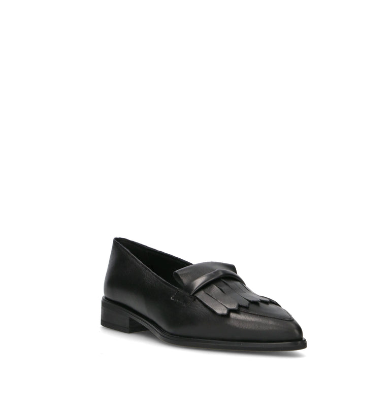VARIOPINTO Mocassino donna nero in pelle
