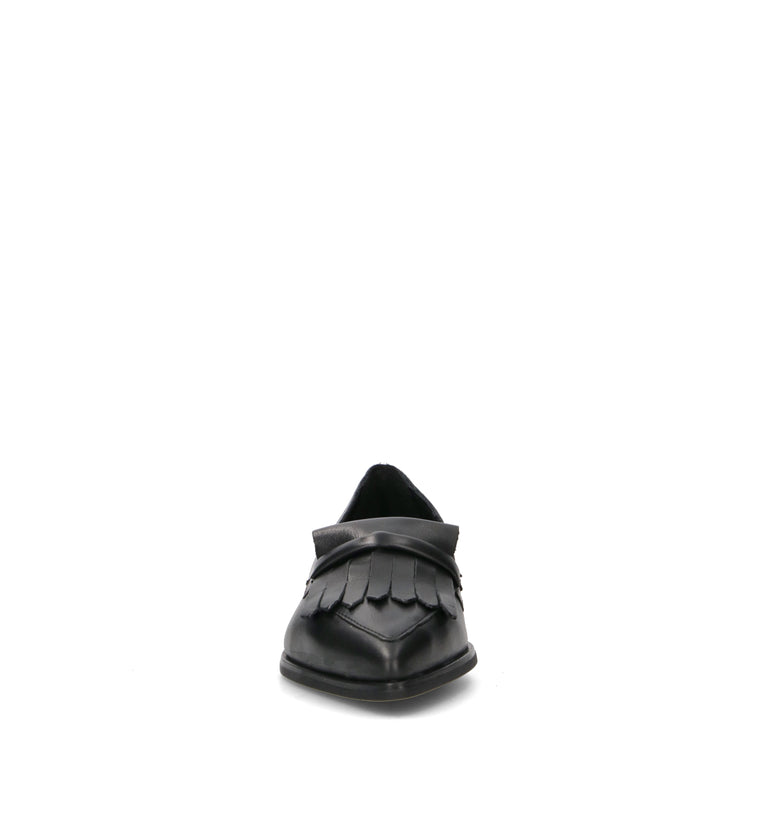 VARIOPINTO Mocassino donna nero in pelle