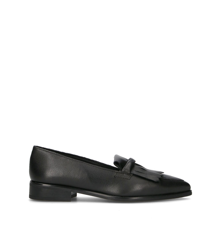 VARIOPINTO Mocassino donna nero in pelle