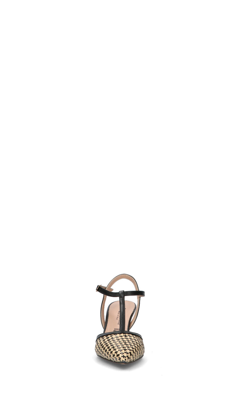 PERLAMARINA Decollete donna beige/nera