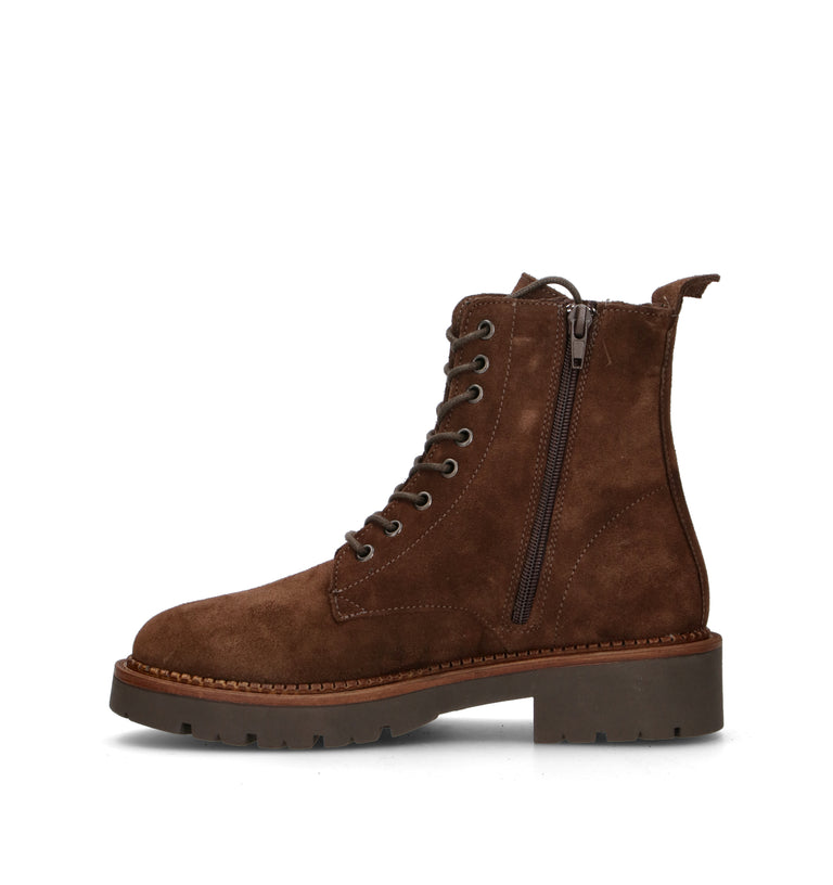 VARIOPINTO Anfibio donna marrone in suede