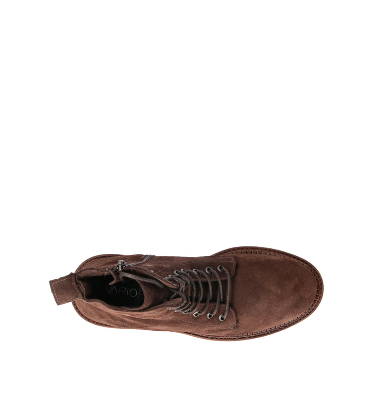 VARIOPINTO Anfibio donna marrone in suede