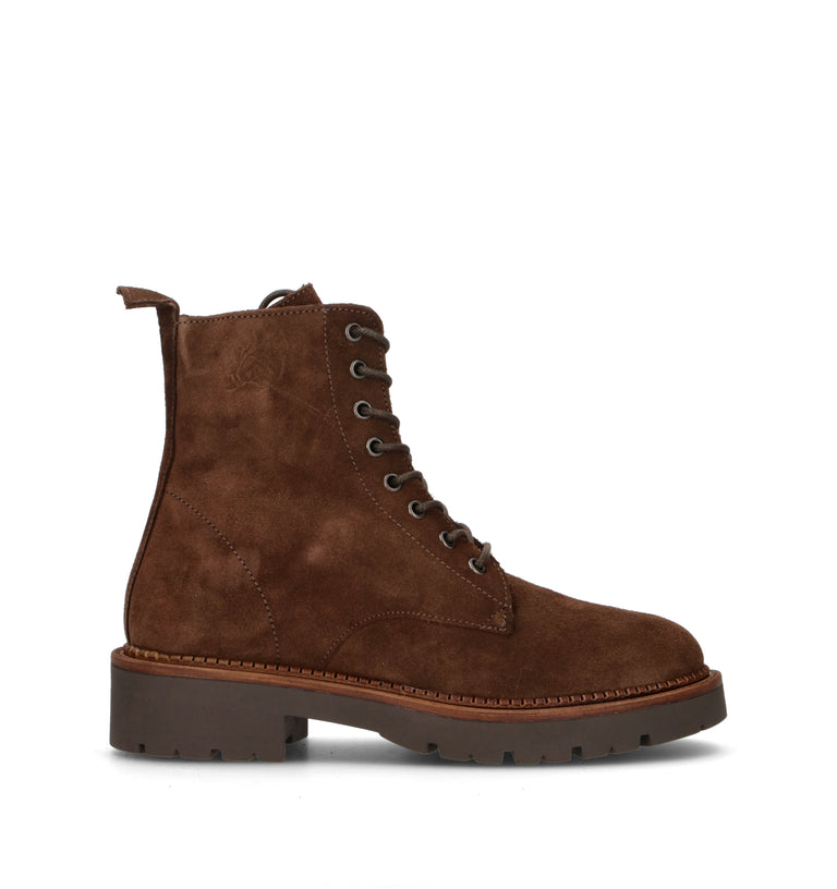 VARIOPINTO Anfibio donna marrone in suede