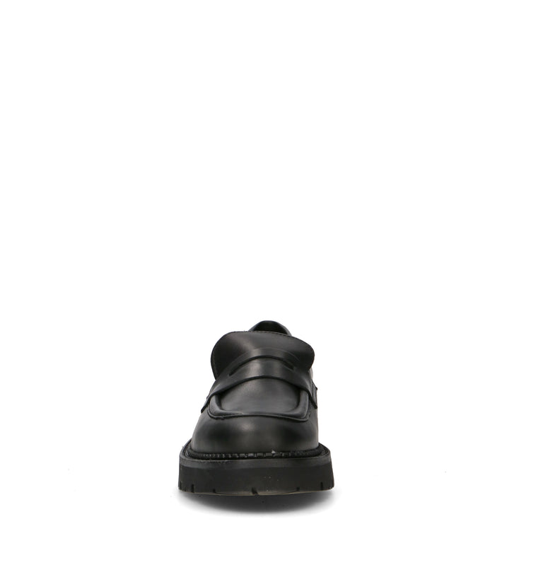 VARIOPINTO Mocassino donna nero in pelle