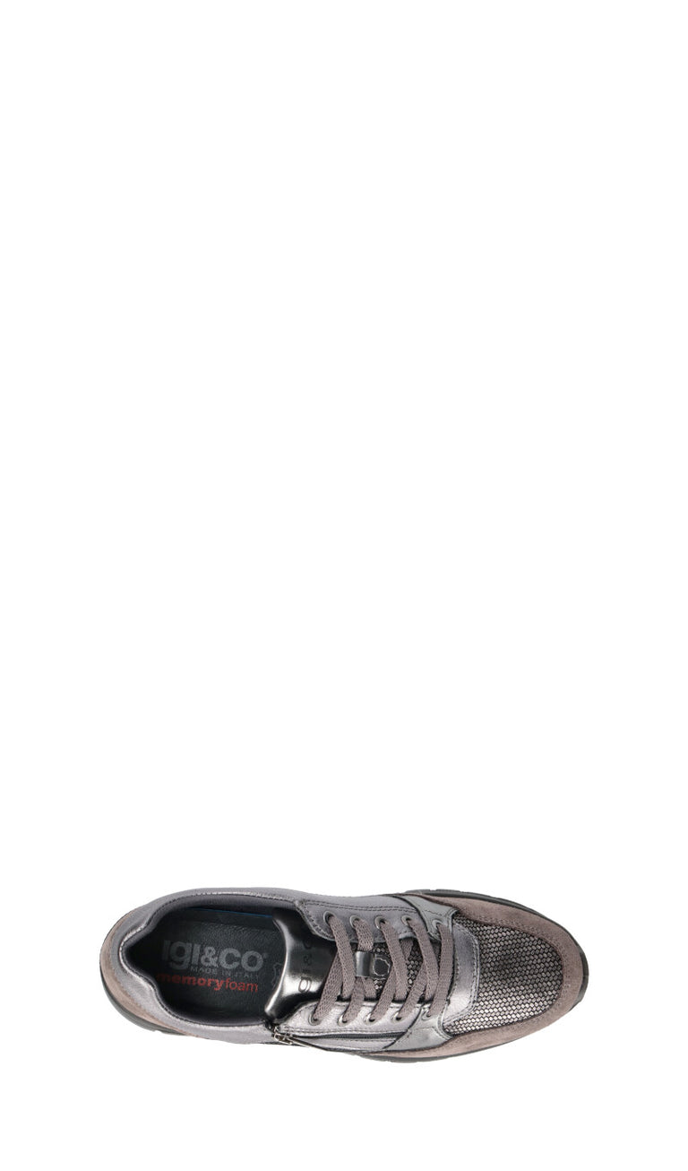 IGI&CO Sneaker donna grigia in pelle