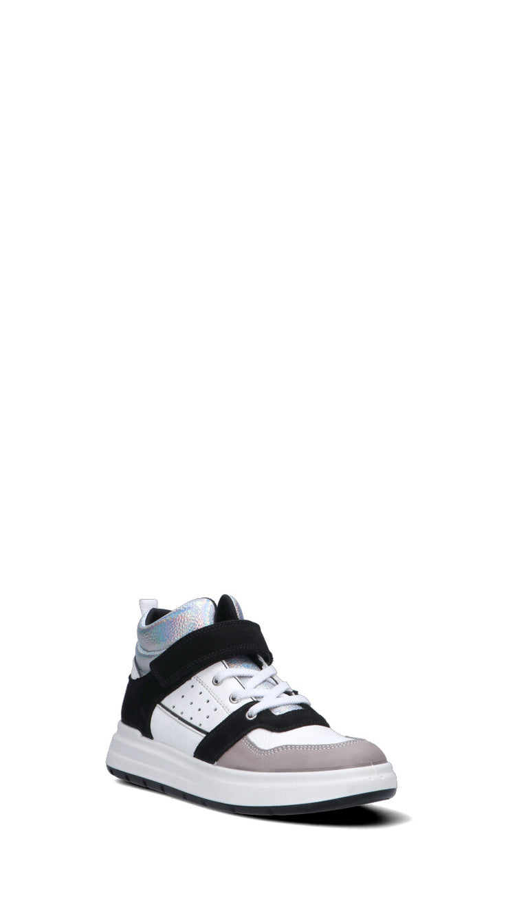PRIMIGI Sneaker ragazza bianca/nera in pelle
