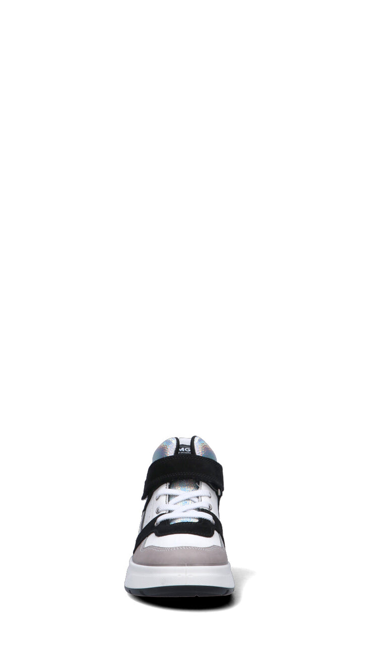 PRIMIGI Sneaker ragazza bianca/nera in pelle