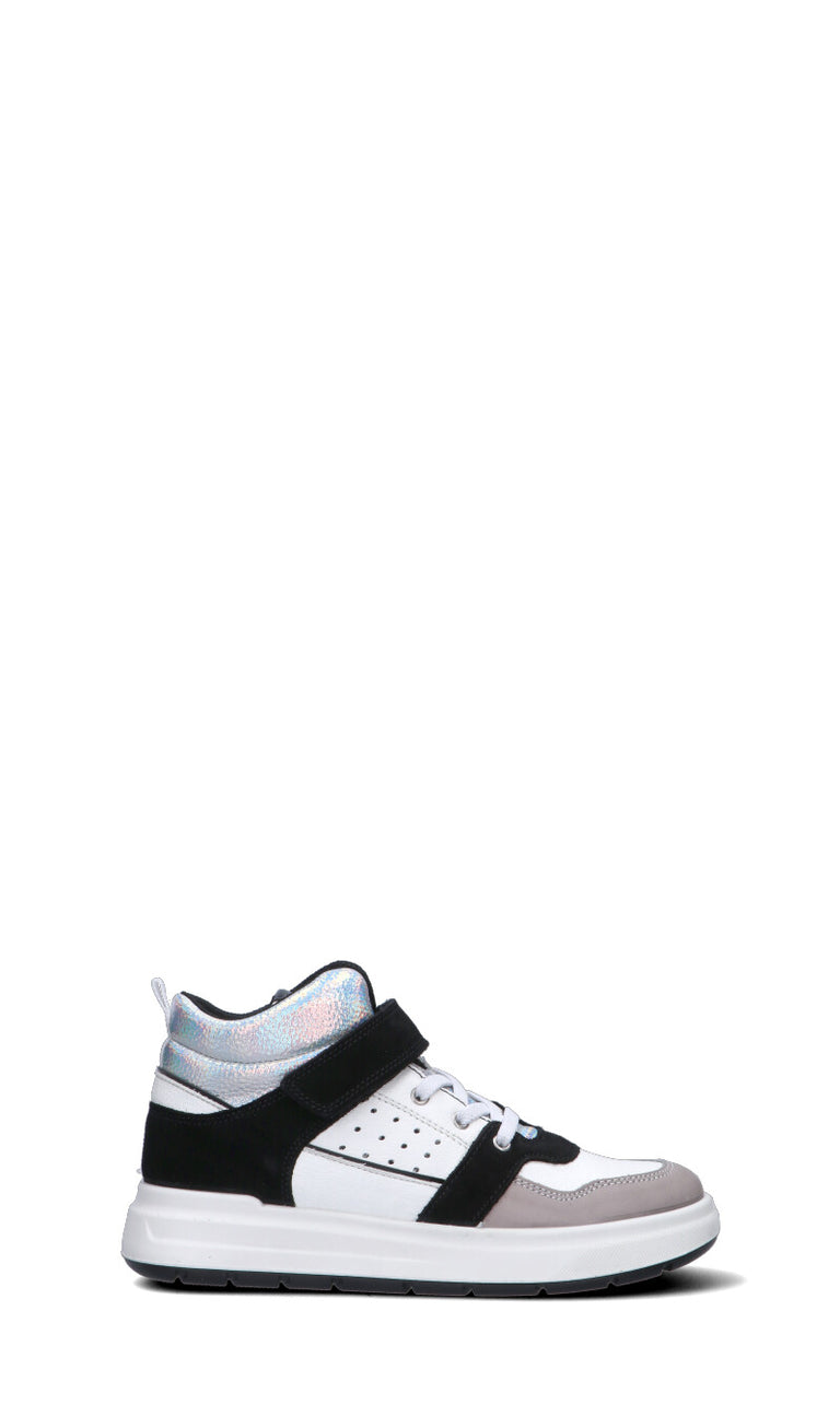 PRIMIGI Sneaker ragazza bianca/nera in pelle