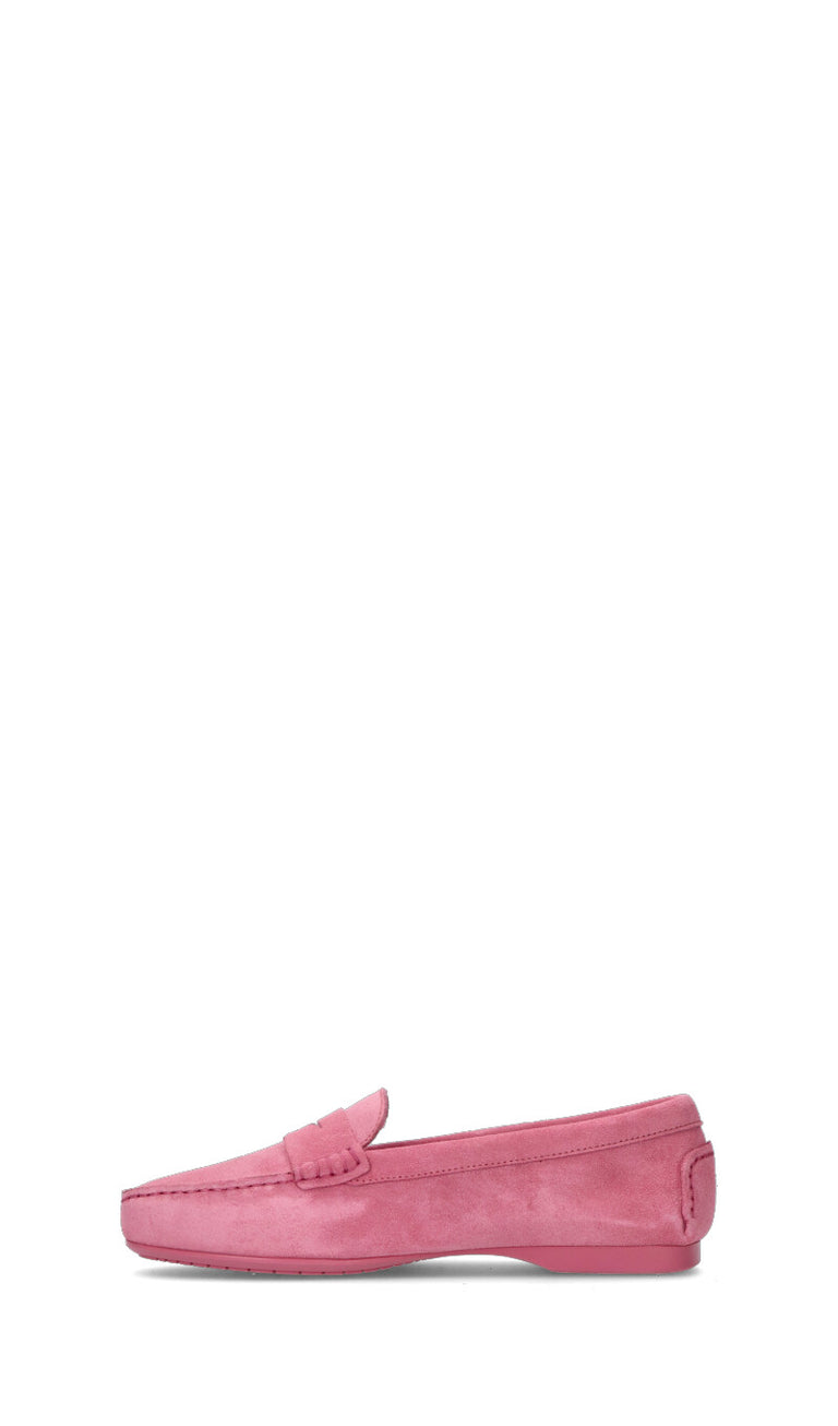 FRAU Mocassino donna rosa in suede