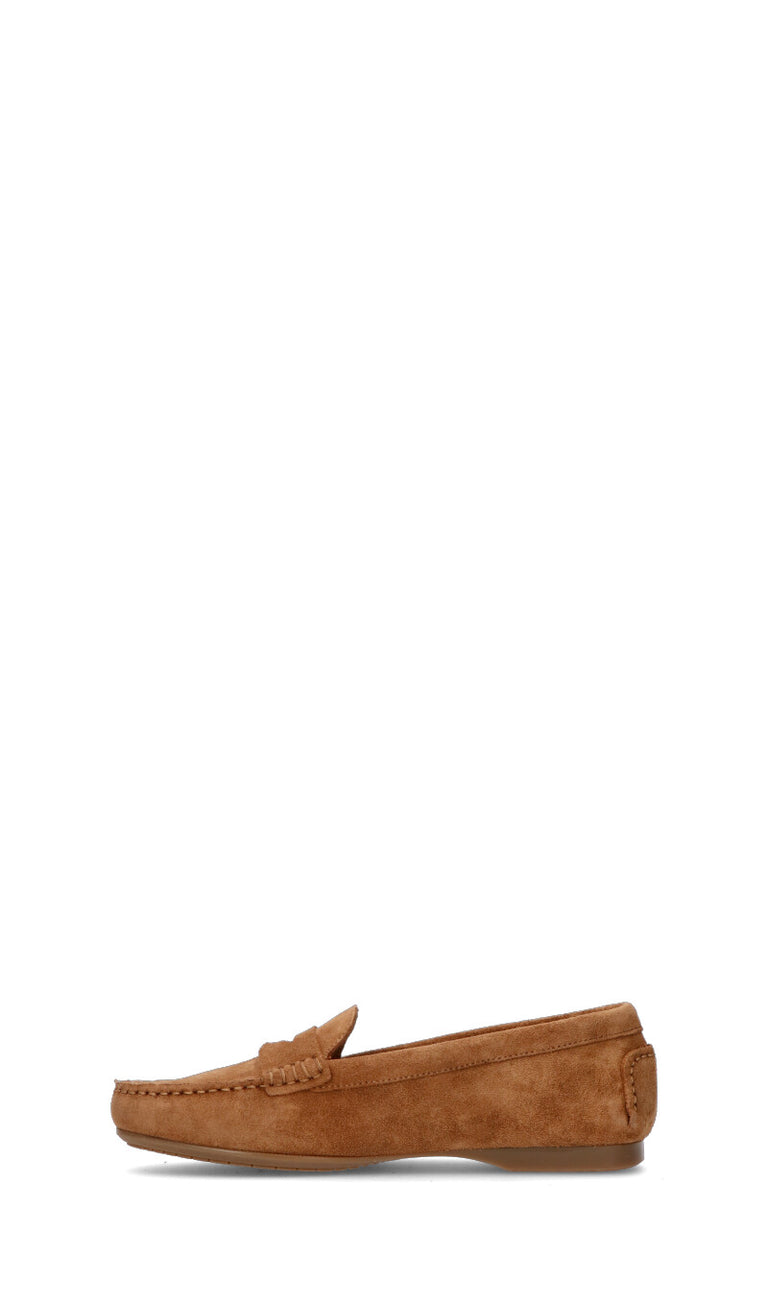 FRAU Mocassino donna marrone in suede