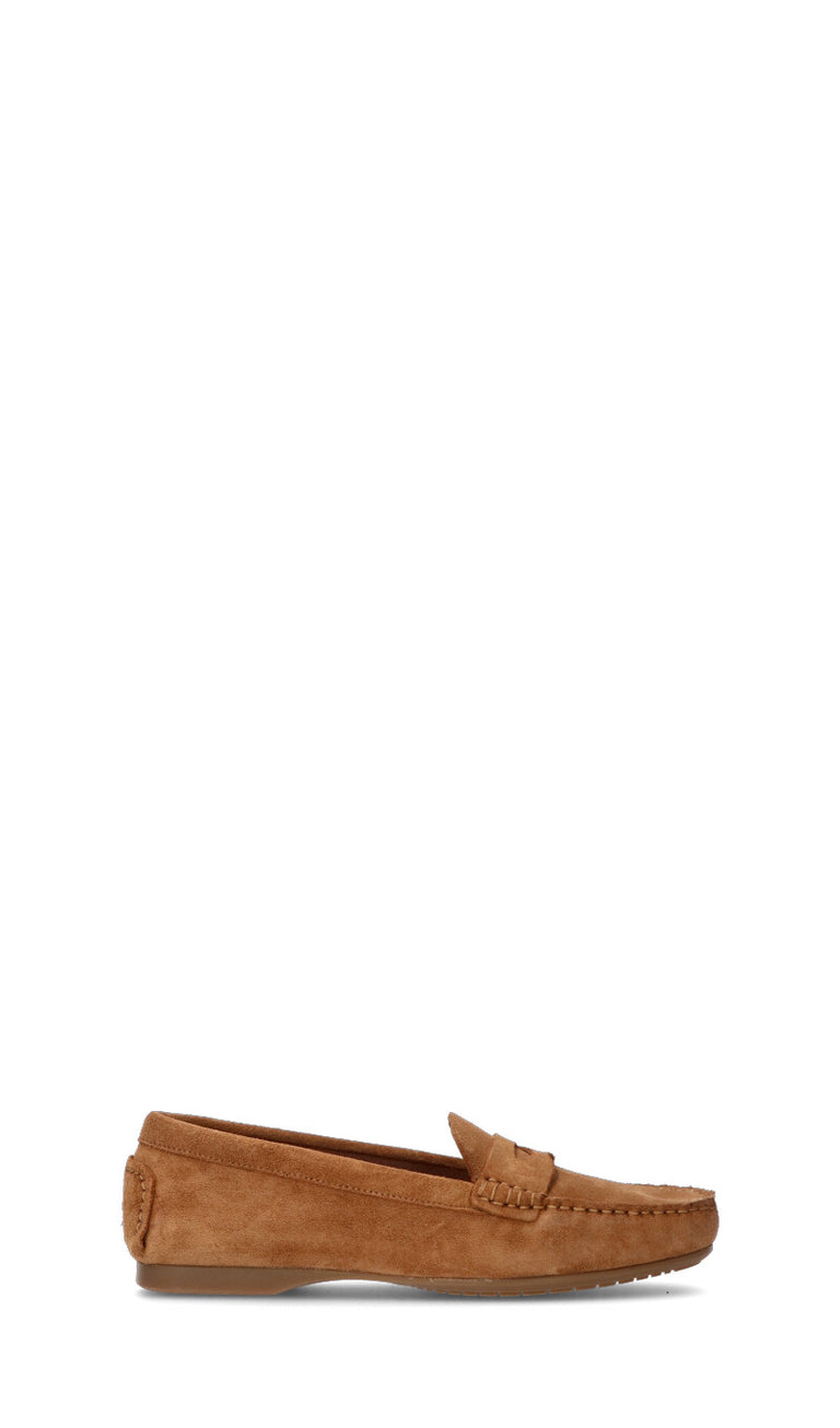 FRAU Mocassino donna marrone in suede