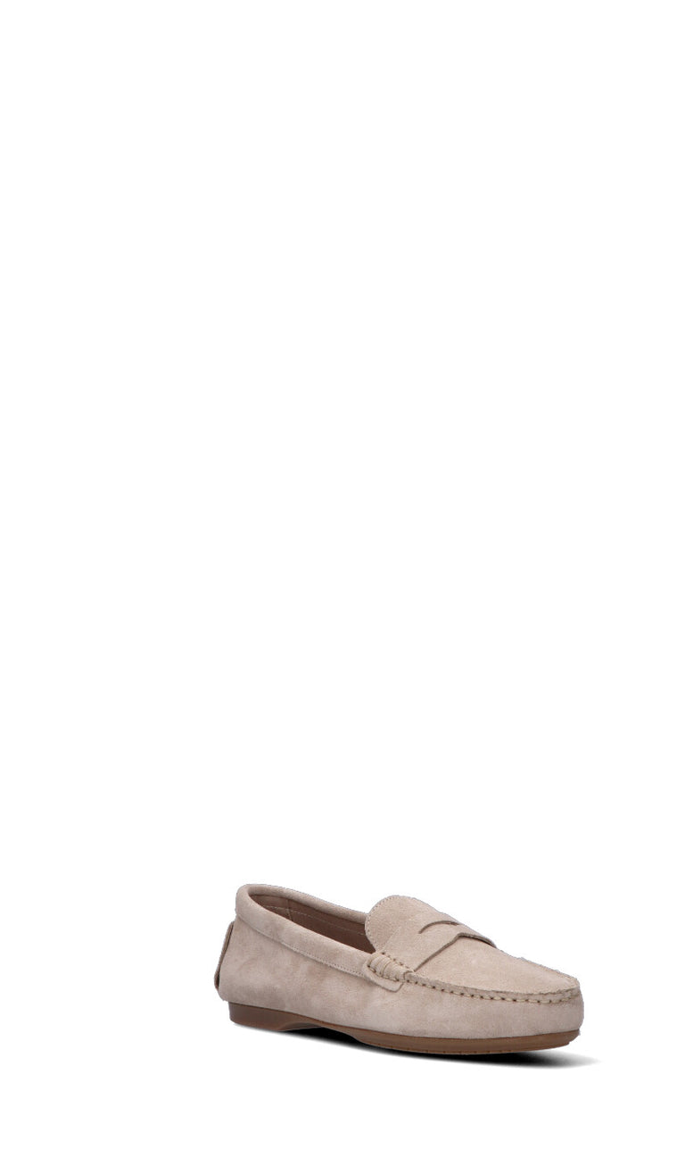 FRAU Mocassino donna beige in suede