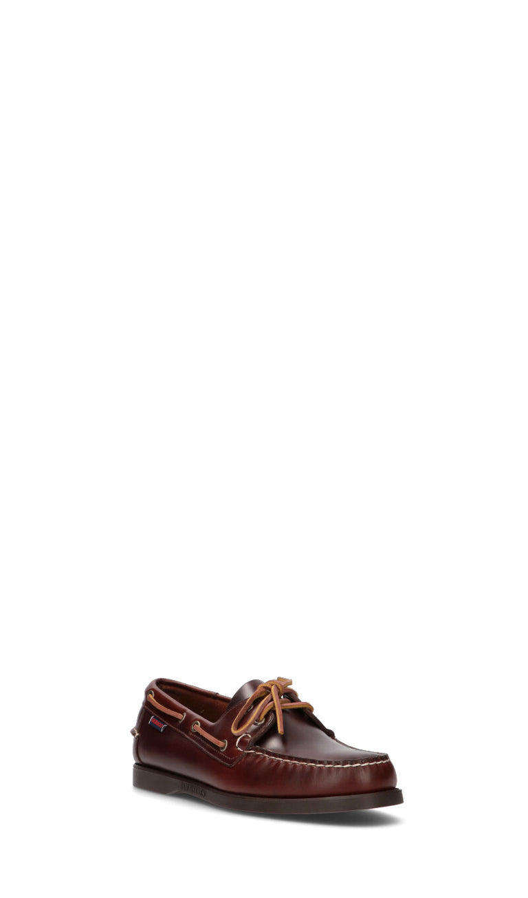 SEBAGO Scarpa barca uomo marrone in pelle