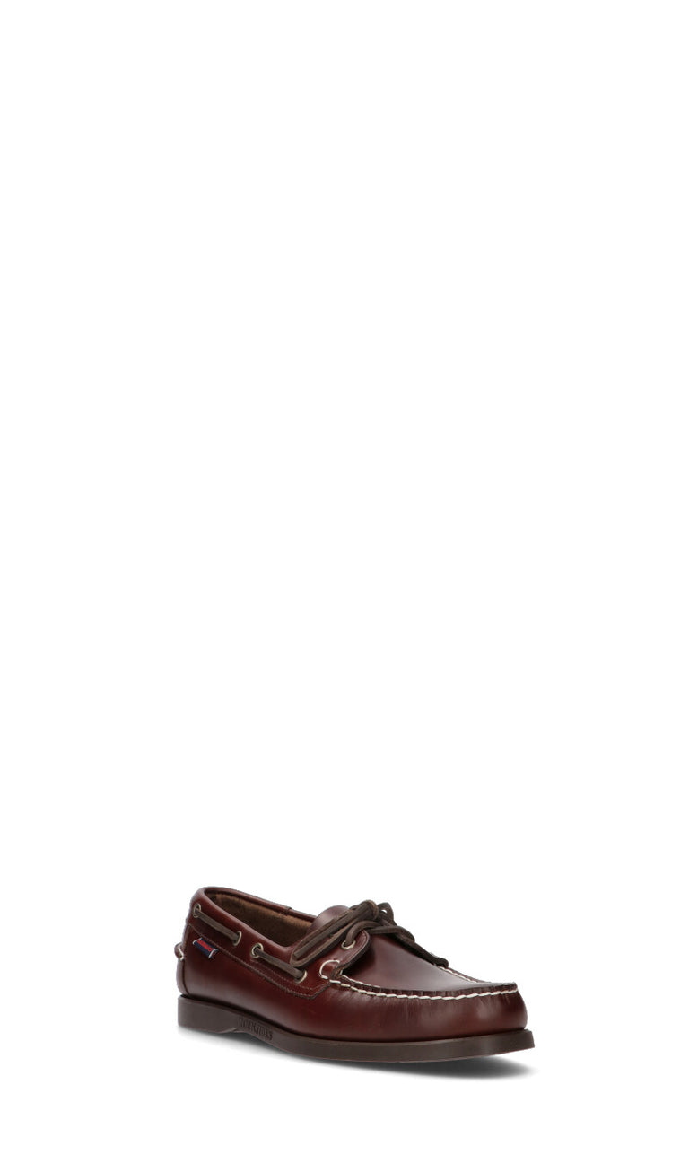 SEBAGO Scarpa barca uomo marrone in pelle