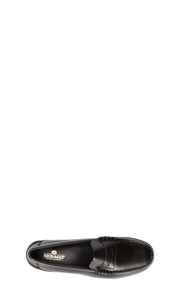 SEBAGO Mocassino uomo caffè in pelle