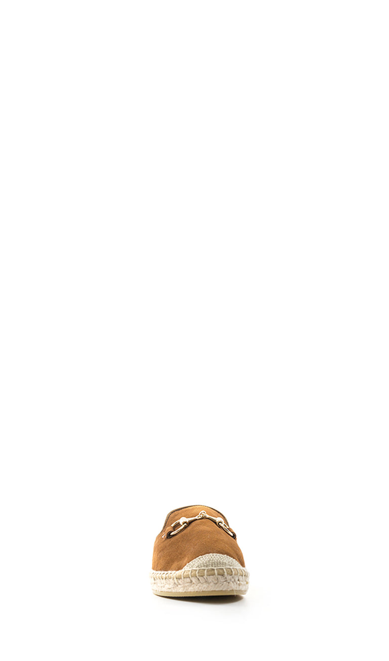 KANNA Ciabatta donna beige in suede staffa