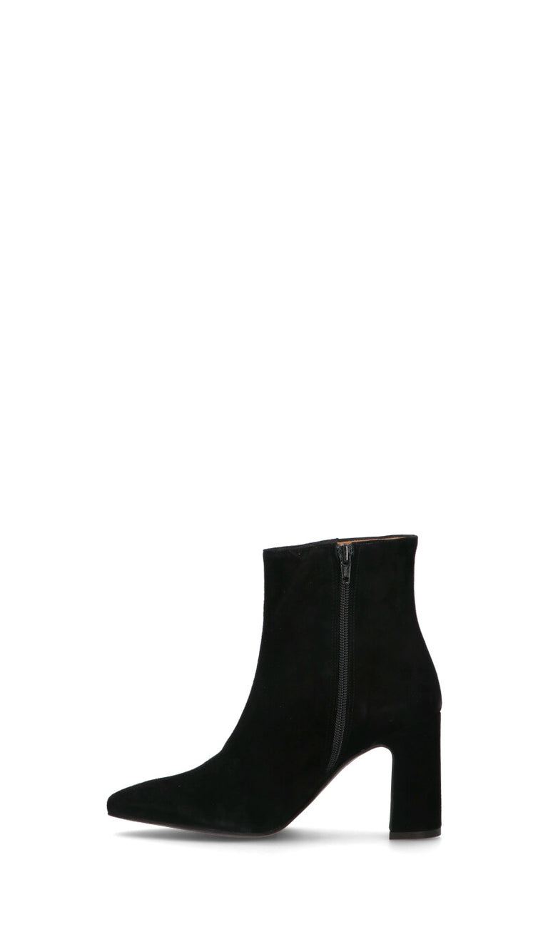 RABARBARO Tronchetto donna nero in suede