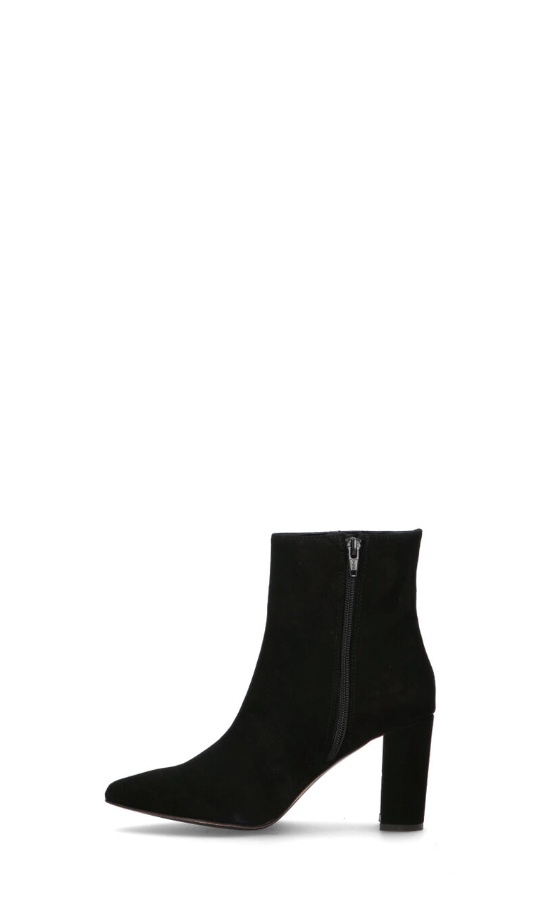 RABARBARO Tronchetto donna nero in suede