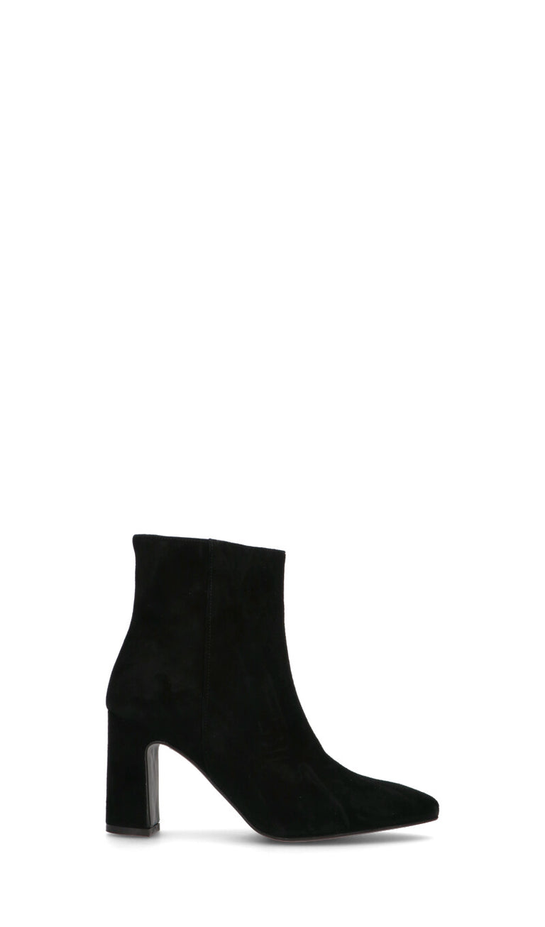 RABARBARO Tronchetto donna nero in suede