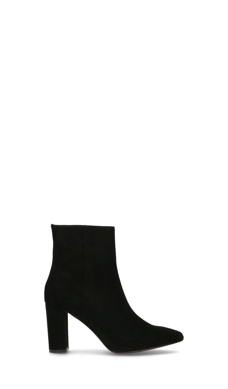 RABARBARO Tronchetto donna nero in suede