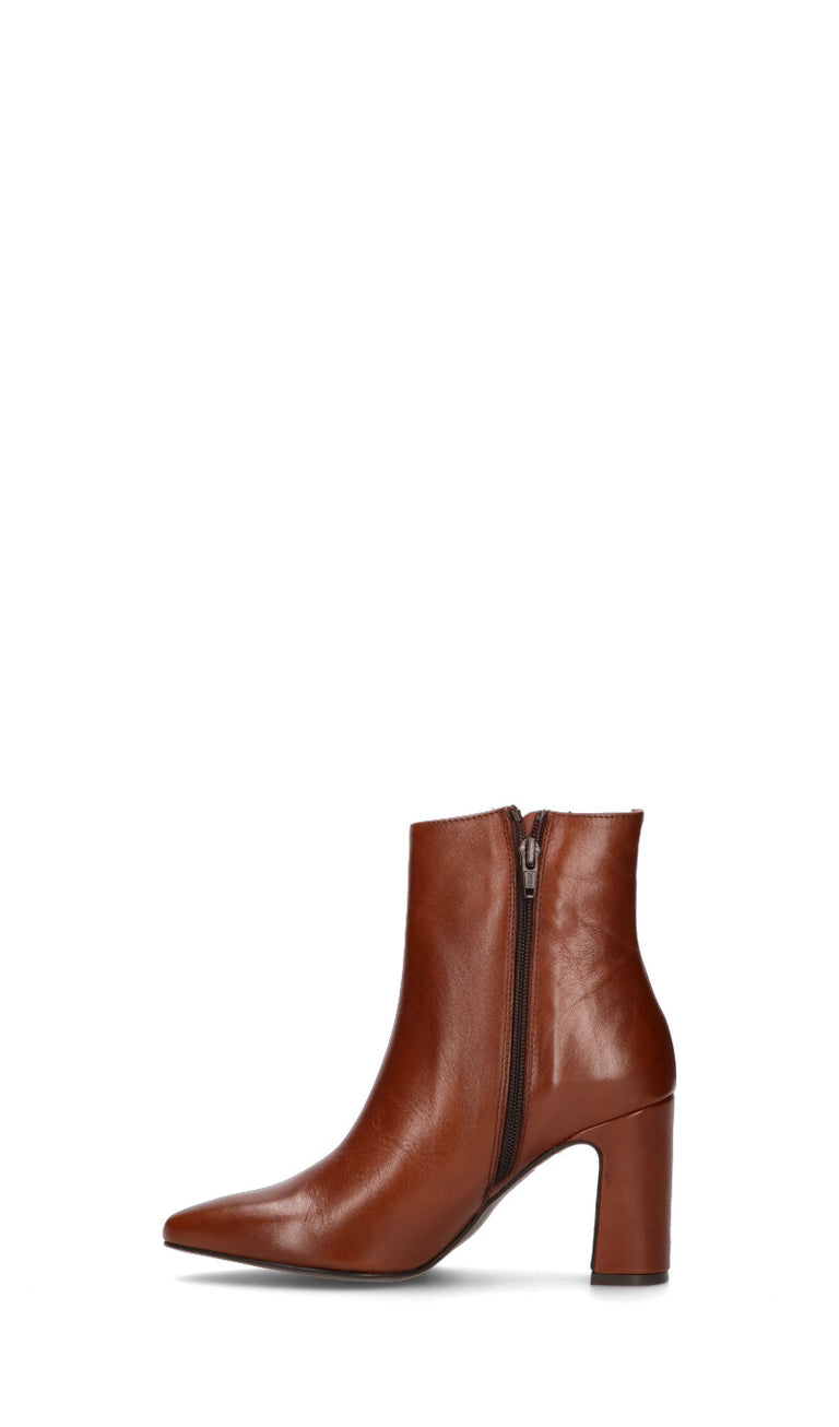 RABARBARO Tronchetto donna cuoio in pelle