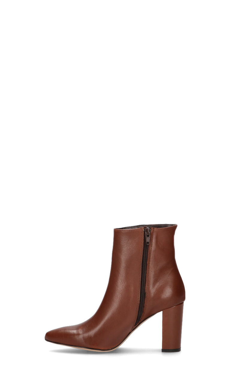 RABARBARO Tronchetto donna cuoio in pelle